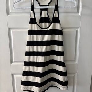 Black and White Striped Tank Top